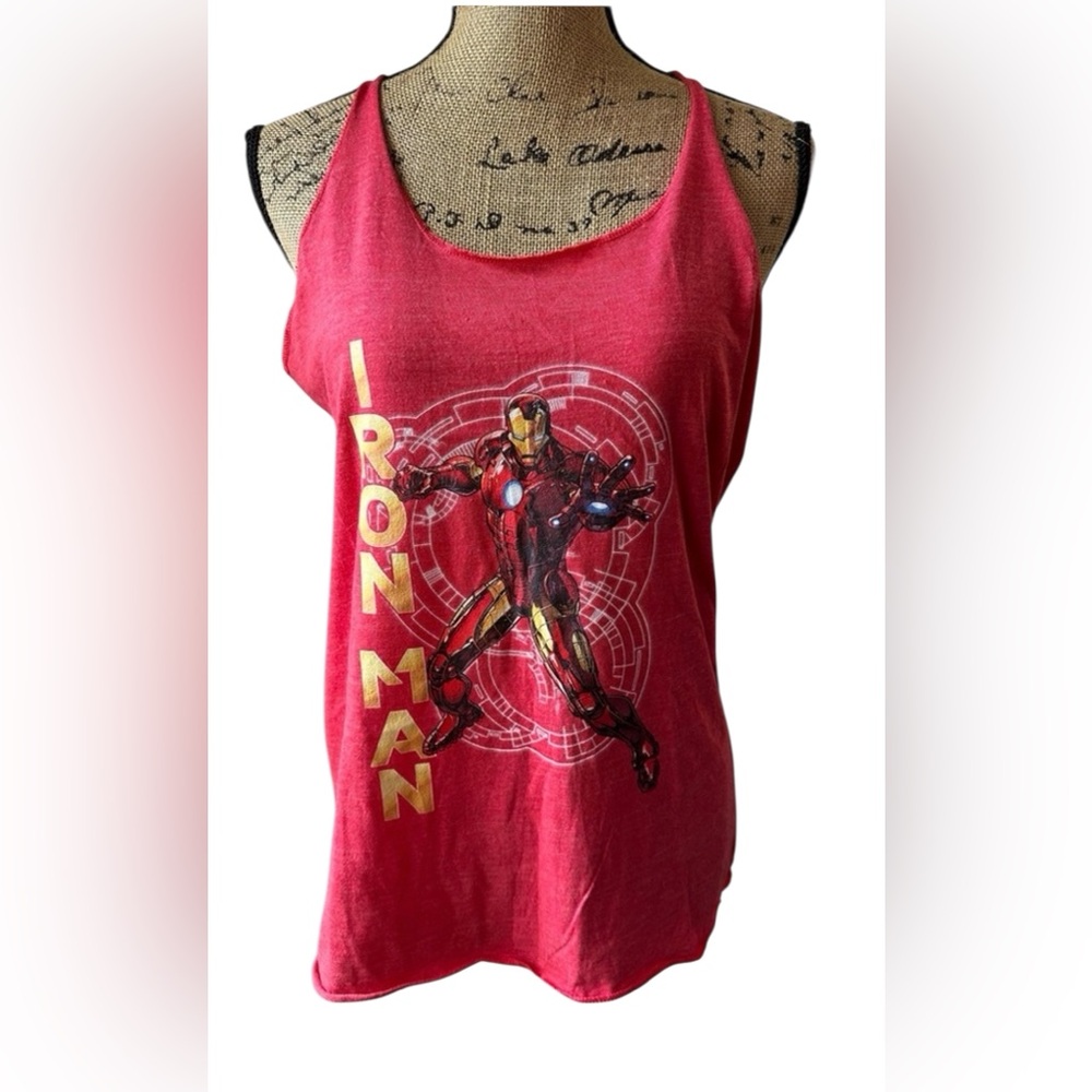 Marvel Iron Man Racerback Tank Top NWOT